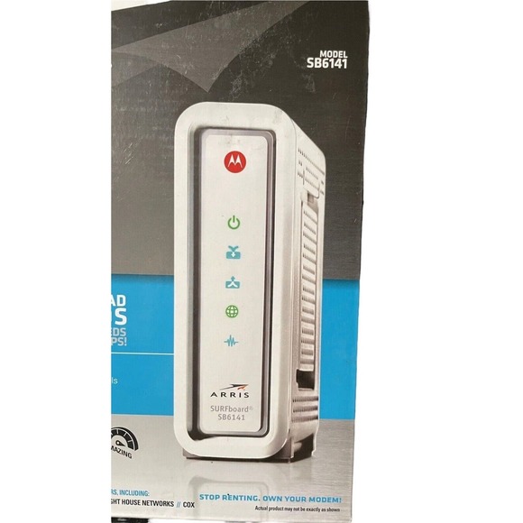 Motorola Arris SURFboard Modem 400 Series Model SB6141 343mbps DOCSIS 3.0‎ - Picture 3 of 10